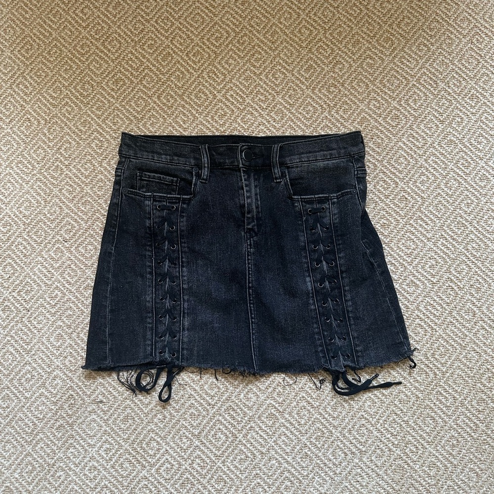 Blanknyc black denim skirt